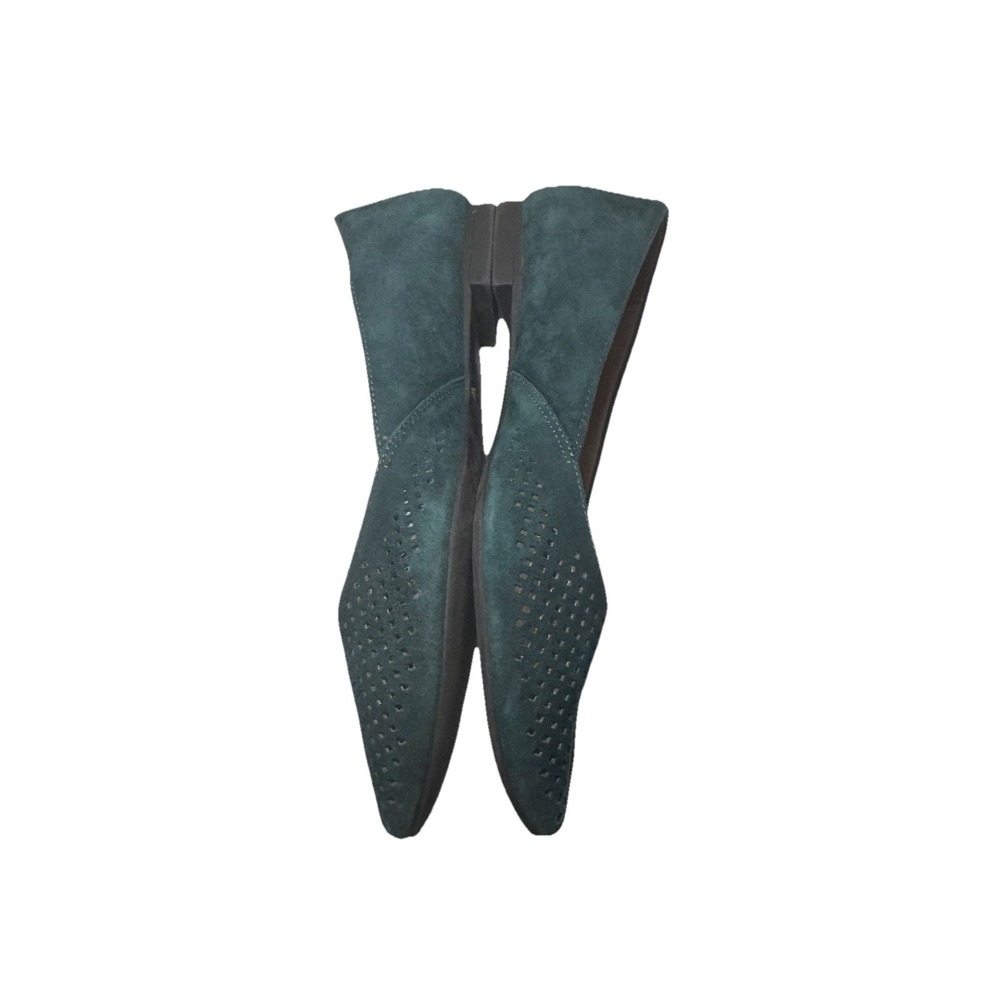 Vionic Dark Teal Green Posey Ballet Flats Sz 8 Classic Careerwear Office